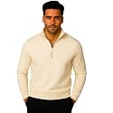 Mack Jonney Mens Fleece Half-Zip High Neck