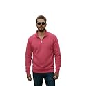 Mack Jonney Mens Fleece Half-Zip High Neck