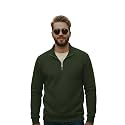 Mack Jonney Mens Fleece Half-Zip High Neck