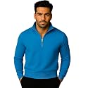 Mack Jonney Mens Fleece Half-Zip High Neck