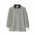 Mack Jonney Mens Premium Black Striped Polo