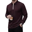Mack Jonney Mens Premium Ribbed Half-Zip Polo