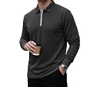 Mack Jonney Mens Premium Ribbed Half-Zip Polo