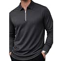 Mack Jonney Mens Premium Ribbed Half-Zip Polo