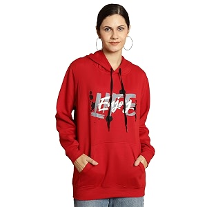 Mack Jonney Printed Hooded Cotton Fleece Sweatshirt