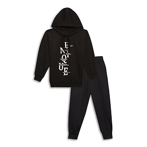 Mack Jonney Printed Hooded Cotton Fleece Tracksuit