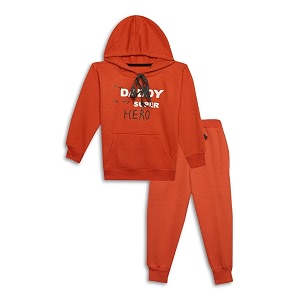 Mack Jonney Printed Hooded Cotton Fleece Tracksuit