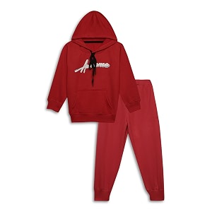 Mack Jonney Printed Hooded Cotton Fleece Tracksuit