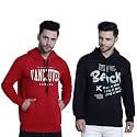 Mack Jonney Printed Hooded Cotton Fleece Sweatshirt