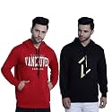 Mack Jonney Printed Hooded Cotton Fleece Sweatshirt