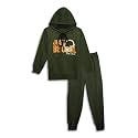 Mack Jonney Printed Hooded Cotton Fleece Tracksuit