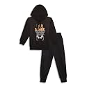 Mack Jonney Printed Hooded Cotton Fleece Tracksuit