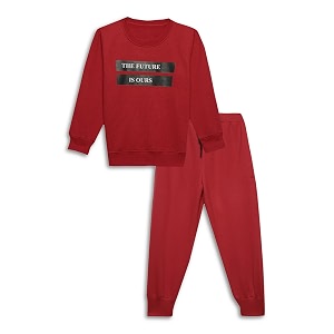 Mack Jonney Printed Round Neck Cotton Fleece