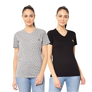 Mack Jonney Regular Fit Women TshirtsPack of
