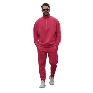 Mack Jonney Solid Half Zipper Track Suit