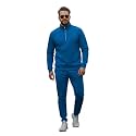 Mack Jonney Solid Half Zipper Track Suit for men | Co-ord Set | Warm Fleece Tracksuit Set | Full Sleeve Sweatshirt