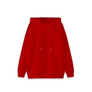 Mack Jonney Solid Hooded Cotton Fleece Sweatshirt