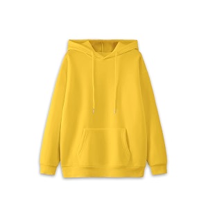 Mack Jonney Solid Hooded Cotton Fleece Sweatshirt