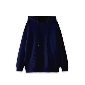 Mack Jonney Solid Hooded Cotton Fleece Sweatshirt