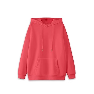 Mack Jonney Solid Hooded Cotton Fleece Sweatshirt