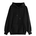 Mack Jonney Solid Hooded Cotton Fleece Sweatshirt