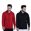 Mack Jonney Solid Hooded Cotton Fleece Sweatshirt
