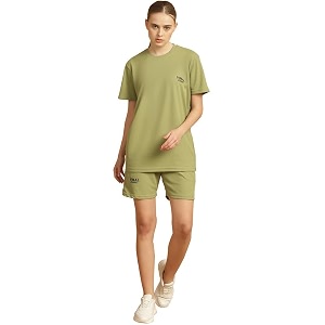 Mack Jonney Solid Polyester Lycra Half sleeves