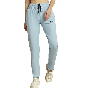 mack jonney solid regular fit polyster lycra trackpant for women-p