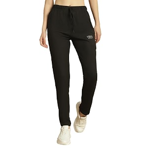 mack jonney solid regular fit polyster lycra trackpant for women-p