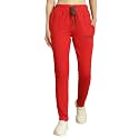 Mack Jonney Solid Regular Fit Polyster Lycra Trackpant for Women-P