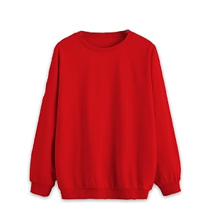 Mack Jonney Solid Round Neck Cotton Fleece