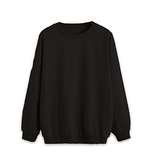 Mack Jonney Solid Round Neck Cotton Fleece