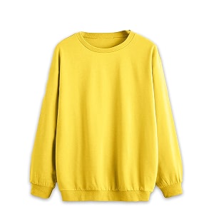 Mack Jonney Solid Round Neck Cotton Fleece
