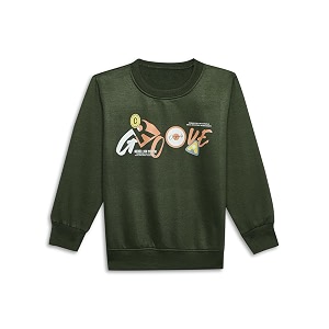 Mack Jonney Unisex-Child Printed Crew Neck Cotton