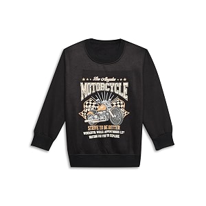 Mack Jonney Unisex-Child Printed Crew Neck Cotton