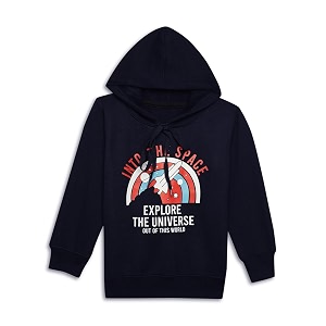 mack jonney unisex-child printed hooded cotton fleece sweatshirt for kids