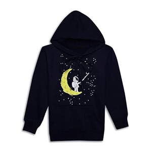 mack jonney unisex-child printed hooded cotton fleece sweatshirt for kids