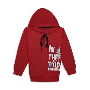 mack jonney unisex-child printed hooded cotton fleece sweatshirt for kids