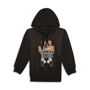 mack jonney unisex-child printed hooded cotton fleece sweatshirt for kids