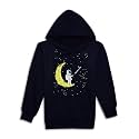 Mack Jonney Unisex-Child Printed Hooded Cotton Fleece Sweatshirt for Kids