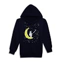 Mack Jonney Unisex-Child Printed Hooded Cotton Fleece Sweatshirt for Kids