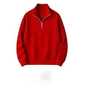 Mack Jonney Womens Fleece Half-Zip High Neck