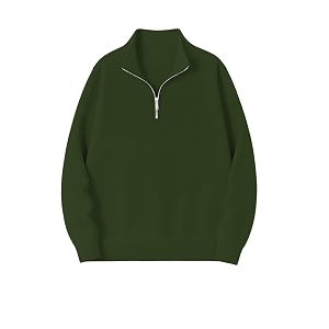 Mack Jonney Womens Fleece Half-Zip High Neck