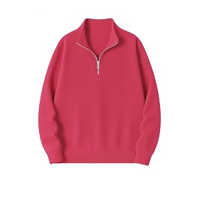 Mack Jonney Womens Fleece Half-Zip High Neck