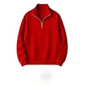 Mack Jonney Womens Fleece Half-Zip High Neck