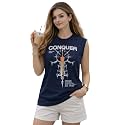 Mack Jonney Womens Printed Cotton Sleeveless Vest