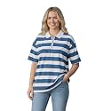 Mack Jonney Womens Striped Polo T-Shirt 