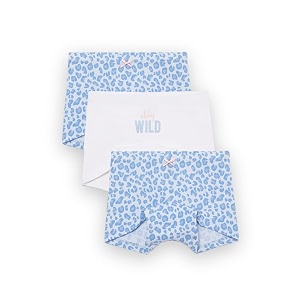 mackly girls boxers pack of 3 - cotton boxer shorts seamless comfort mid waist boyshorts panties