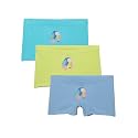 mackly Girls Boxers (Pack of 3) - Cotton Boxer Shorts, Seamless Comfort, Mid Waist Boyshorts Panties