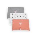 mackly Girls Boxers (Pack of 3) - Cotton Boxer Shorts, Seamless Comfort, Mid Waist Boyshorts Panties